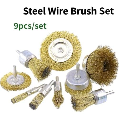 Grinding Wheel / Rust Removal Wire Wheel / Polishing Brush / Electric Drill Wire Brush Set/ Metal Rust Removal