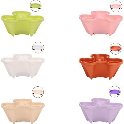 Stack-up Type Stereoscopic Flowerpot Strawberry Plant Pot For Flower Vegetables Decoration Garden Planter Pot Flowerpot With