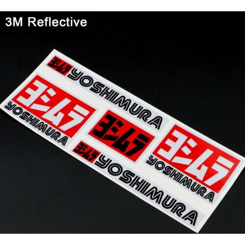 3M Reflective Yoshimura Helmet Sticker Car Styling Vinyl Decal