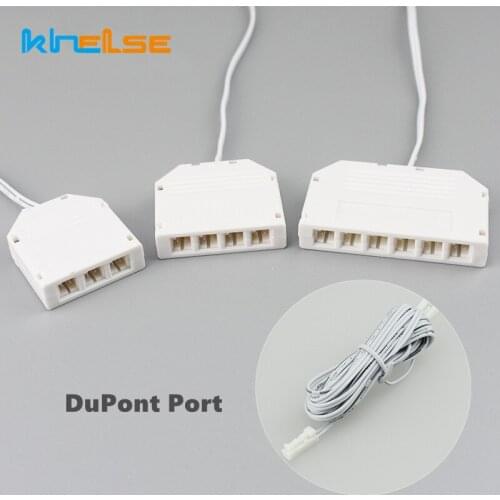 2m LED Cabinet Light DuPont Port Extension Wire Hard Bar Strip Light Male Female Terminal Connection Line DuPont Hub Splitter