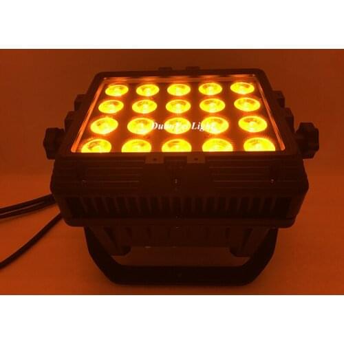 6pieces 20*15 led city color dmx wash light outdoor wall washer dmx rgbwa led ip65 waterproof led color lighting wash
