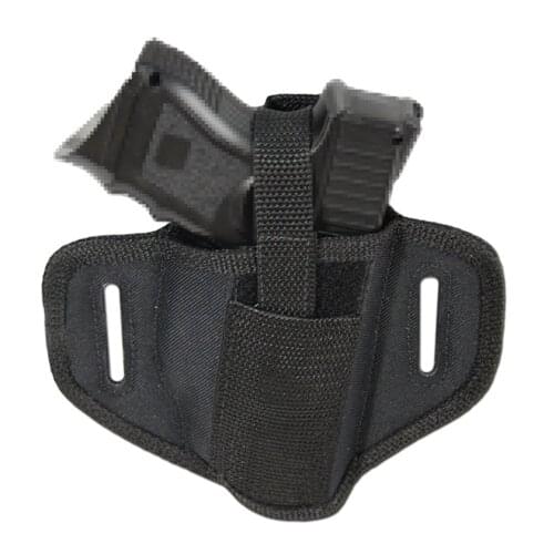Universal Left / Right Hand Gun Holster Concealed Tactical Belt Holster Airsoft Nylon Bag Hunting Accessories