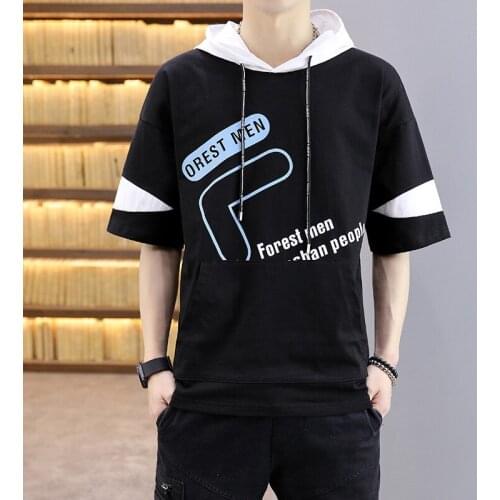 Viankani Men's T-shirts With A Hood