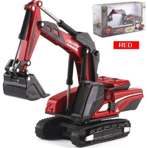 1:87 New Excavator Toy Car Alloy Engineering Model Desktop Decoration Simulation Dredging Machinery Gifts For Children
