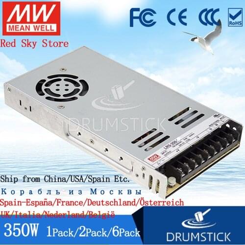 Kindly Meanwell 6Pack 350W Power Supply LRS-350-24V 5V 12V 15V 36V 48V 5A 15A 29A 60A DC Display LED light strip Monitor NES