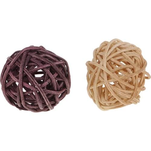 25X 3cm/5cm Rattan Wicker Cane Ball for Garden Wedding Party Home Decoration