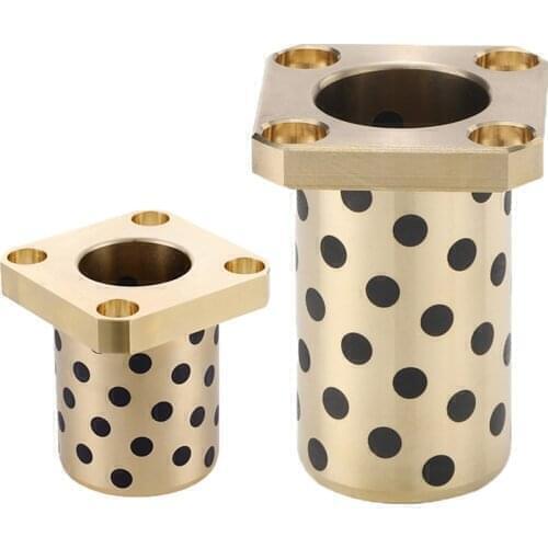 40*5/16*22*30 40*5/16*22*35 40*5/16*22*40 40*5/16*22*50 49*6/20*28*20 Flanged Bronze Impregnated Graphite Oilless Bushing Linear