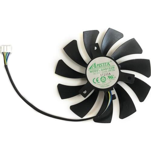 Alternative 85MM 4PIN GA91S2M RX 550/560 GPU VGA Cooler For Radeon SAPPHIRE RX560 RX550 2G D5 Video Graphics Card Cooling