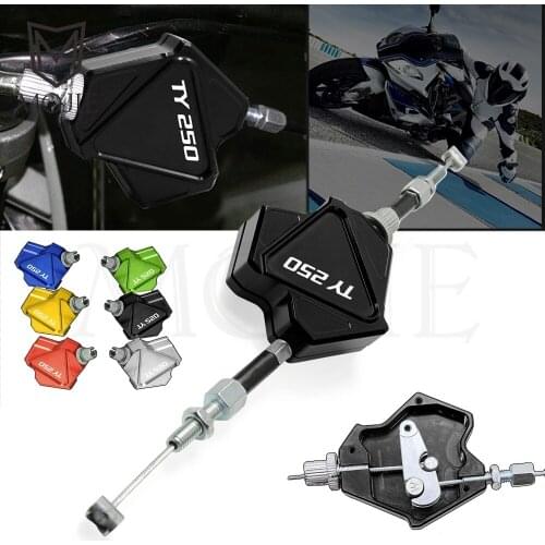Motorcycle CNC Aluminum Stunt Clutch Lever Easy Pull Cable System For YAMAHA TY250 TY 250 1991-1996 1992 1993 1994 1995