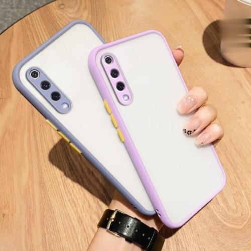 CASE For Xiaomi Mi 9 Matte Luxury Shockproof Slim Cartoon Phone Cases For Xiaomi Mi 9 Protector Silicone Candy Color Back Cover