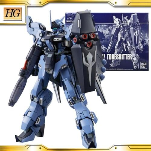 Original BANDAI Gundam HGUC HG 1/144 AMX-018 HADES Todesritter ANIME ACTION Figures Assemble PVC Model Toy For Child