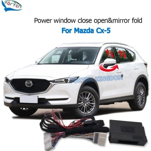 Forten Kingdom Car Auto Window Closer & Open Side Mirror folder unfold Kit For Mazda CX-5