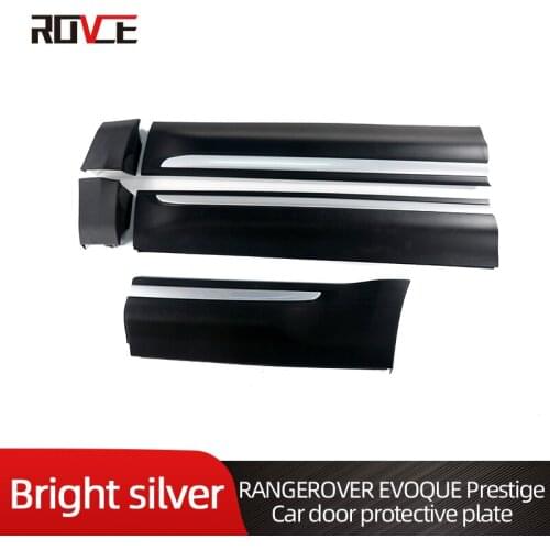 For Land Rover Range Rover Evoque Prestige style 2012-2018 L538 Gloss Silver Side Door Plate Cover Trim Decoration