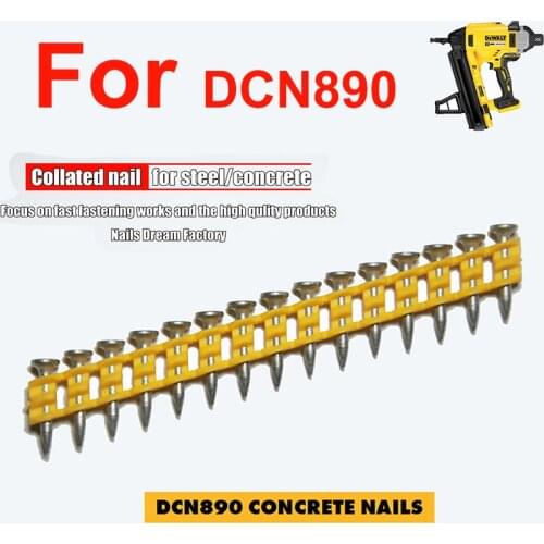 DCN890 concrete nails for DEWAL electric tools DCN890 tools parts nails 1005pcs for 1order high quality for cement wall use