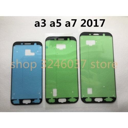 10pcs/lot LCD Touch Screen Front Housing Frame Glue Sticker Adhesive Tape For Samsung Galaxy A3 A320 A5 A520 A7 A720 2017