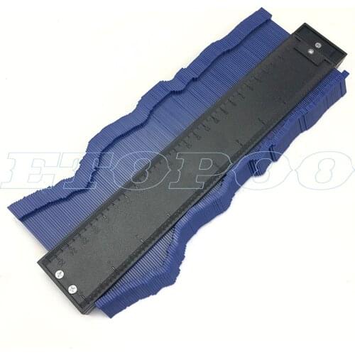 Contour Gauge 5/10inch Profile Copy Gauge Ruler Metric Inch Marking Gauge Shape Duplicator Tiling Laminate Tiles Measuring Tools