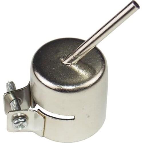 Metal round oblique nozzle, typhoon style universal chip welding used hot air nozzle, for 850 series models, easy to operate