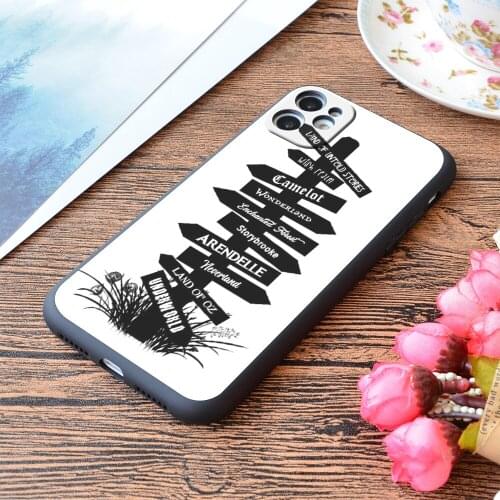 For iPhone The Lands of Once Upon A Time Print Soft Matt Apple iPhone Case