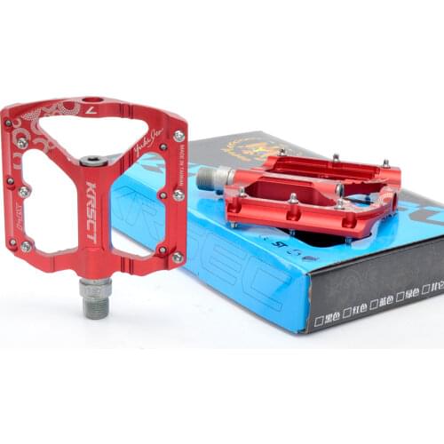 KRSCT Pedale Aluminium Legierung Licht Bike Pedale Fahrrad Pedale Fahrrad Pedale 9/16 Zoll Spindel Universal Radfahren