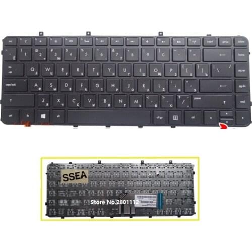 SSEA New Russian Keyboard black for HP Envy 4 ENVY 6 Envy 4-1000 Envy6 -1000 ENVY 4 -1200 laptop RU Keyboard
