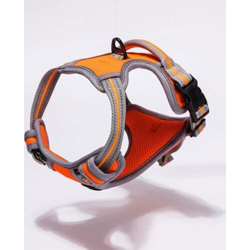 Reflective Dog Harness Adjustable No-pull Pet Saddle Vest Custom Dog Accessories