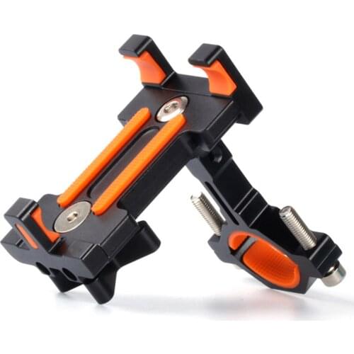 Aluminum Motorcycle Universal Bike Bicycle MTB Handlebar Clip Stand Mount Phone Holder Bracket for Cell Phone GPS