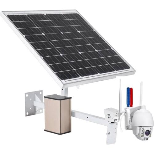 Waterproof 3G 4G Solar Power Ptz Camera with Sound and Siren