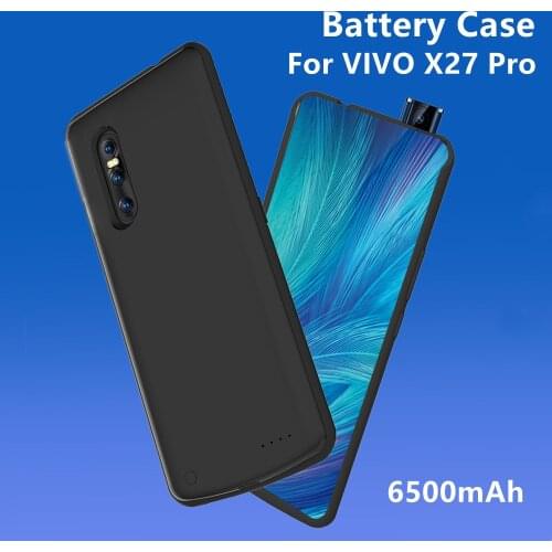 ZKFYS Battery Case For VIVO X27 Pro Battery Charger Case 6500mAh Portable High Quality Ultra Thin Power Bank Battery Cover