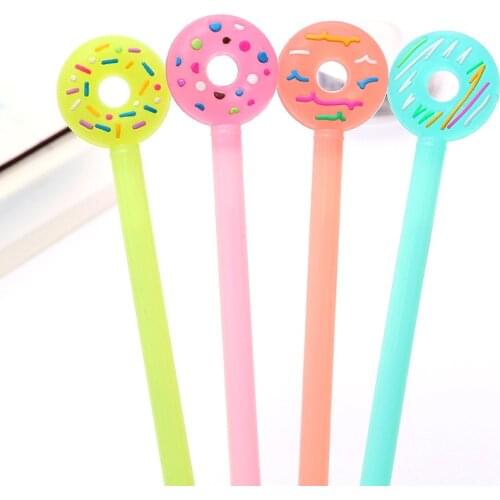 1pcs Sell Doughnut Ballpoint Pens Student Ball Point Pen School Office Supplies Learning Stationery Wholesale
