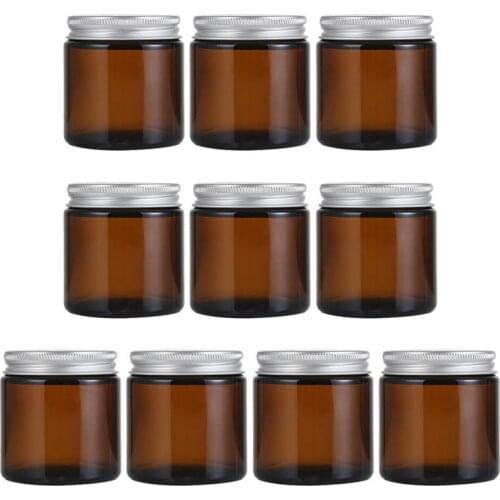 10pcs Aroma Bottle Durable Versatile Nice Chic Glass Bottle Perfume Bottle Scented Candle Container Candle Jar