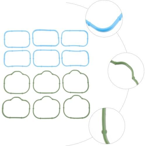12pcs Intake Manifold Plenum Gasket Set Replacement Washers for Car Repairing