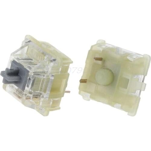 2Pcs Original Cherry MX RGB Silent Silver Switch 3Pin Speed Silver Silent Switch For Mechanical Keyboard