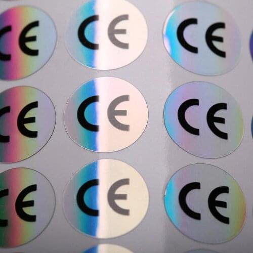 Hologram Sticker CE Certificated Label Sticker Diameter 1cm 10*10mm 900Pcs/lot Waterproof For Electronic