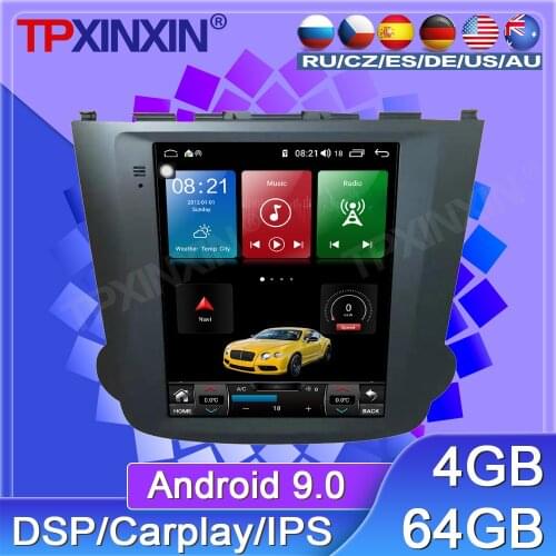 64G For Honda CRV 2006-2011 Android 9 Car Radio Tape Recorder Multimedia Player GPS Navigation Tesla 10.4'' Vertical HD Screen