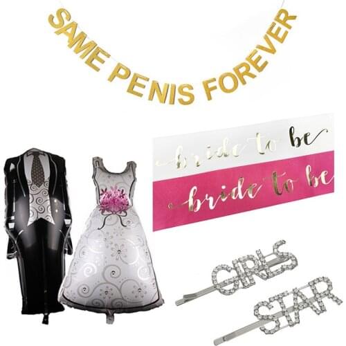 Bachelorette Favorite Party Luxury Glitter Rhinestone Bride To Be Hair Clip Hairpin Bridal Shower Wedding Hen Night Decor Gift