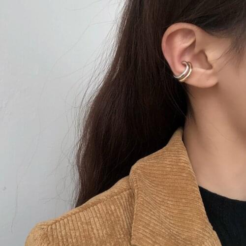 Simply Design 1 PC Ear Cuff Pretty Design Metal Non-Piercing Ear Clips Fake Cartilage Earrings Jewelry For Women Girl Gifts