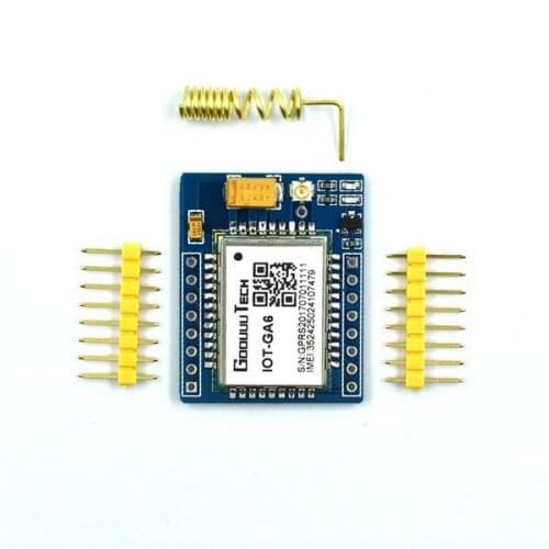 10PCS mini A6 GA6 GPRS GSM Kit Wireless Extension Module Board Antenna Tested Worldwide Store for arduino SIM800L