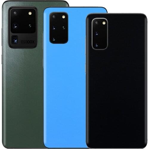 Midnight Green Sticker Phone Back Paste Sticker For SAMSUNG Galaxy S20+ S20 Ultra S10 Plus S10e S9 Note 10 9 8 Candy Color Film