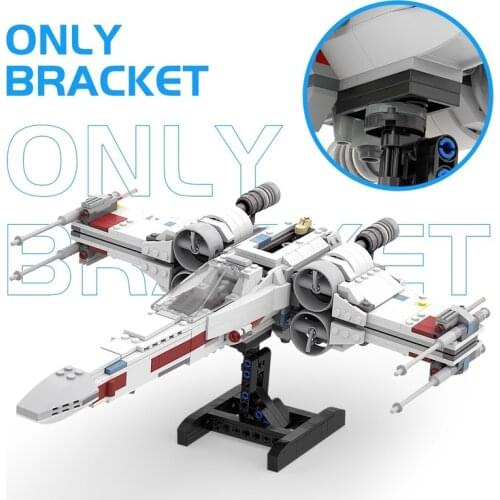 MOC Bracket Display Stand for X-WingSpace Resistance X-winges Fighter 75149 Display Stand Building Blocks Bricks DIY Toys