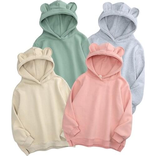 Matching Family Outfits Hoodie Cotton Solid Mother Father Kid Baby Clothes Family Look Casual Winter Sweater Sets Full Sleeve