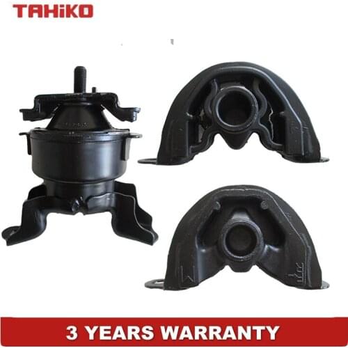 Front Left Lower Upper Engine Motor Mount Set 3 Fit for Honda Civic 1.6L 96-00