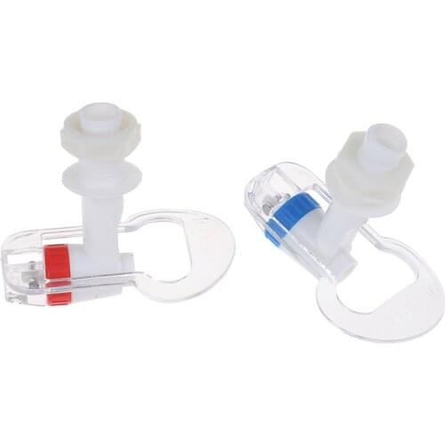 2pcs Plastic Push Handle Tap Faucet Component Ideal Replacement For Water Dispenser Tap Kitchen Faucet Accessory 17mm