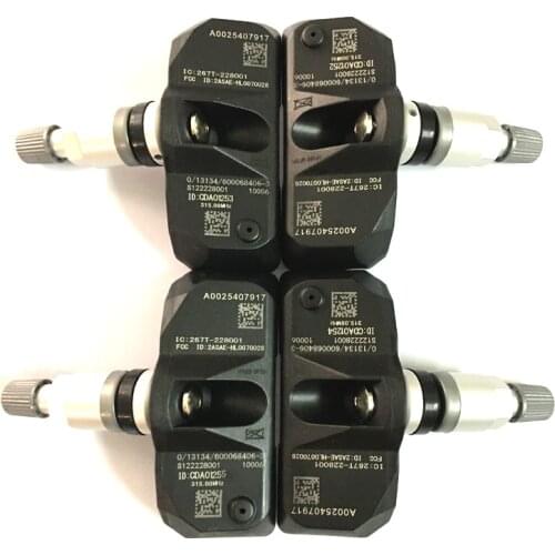 4pcs Tire Pressure Sensor Monitoring System TPMS A0025407917 315MHz For Audi BMW Mercedes Benz Porsche Benz
