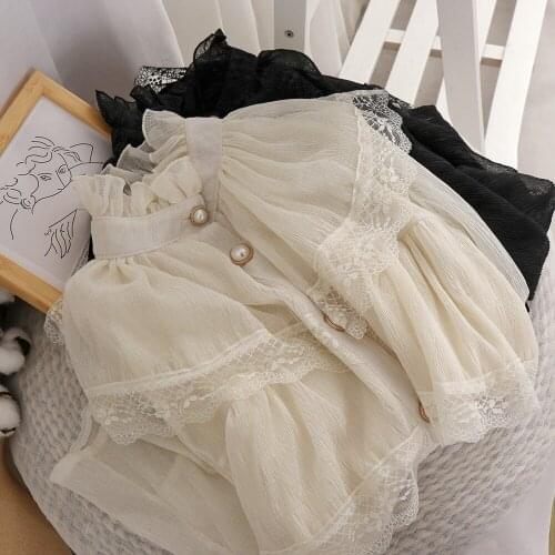 Womens clothes summer new style retro lace shirt blouse women women shirts summer shirts for women