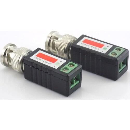 10 Pairs CCTV Video Balun CCTV Accessories Passive Transceivers 2000ft Distance UTP Balun BNC Cable CAT5 Cable ABS Plastic