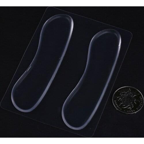 1000packs Long Strip Back Heel Gel Cushion Pads Insole Shoes Silicone Insoles Insert Heel Anti Slip Gel Pads Foot Care Protector