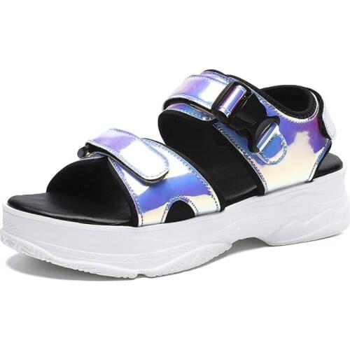 2021 Summer Women Shoes Platform Sandals Ladies Shoes for Sports Height Increasing Sandalias De Mujer Fashion Sandals WSH3823