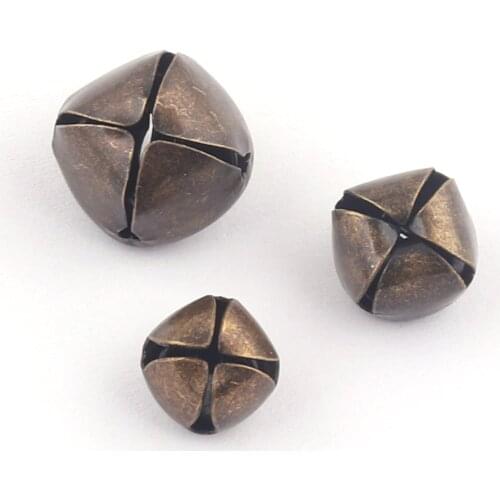 Bronze jingle Bells Christmas Bells Jewelry Design Tree Decoration Pet Collar Bell Charms Holiday Bells Bell Decoration Ornament