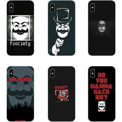 For Samsung A10 A30 A40 A50 A60 A70 Galaxy S2 Note 2 3 Oneplus 3T 5T 6T Mr Robot Fsociety Accessories Phone Shell Covers