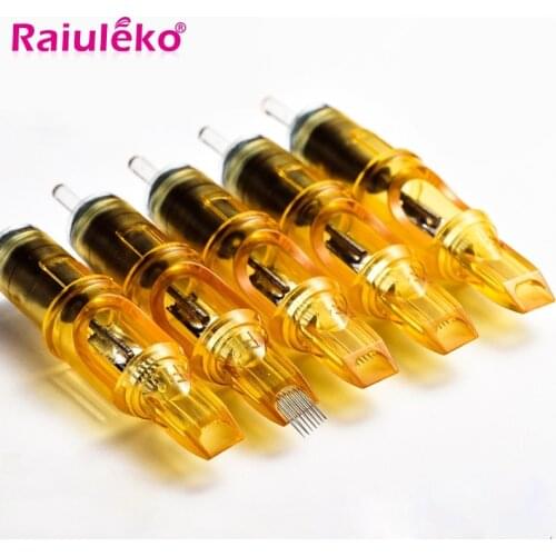 Plasma Pen Tattoo Needle M1/RM/RS/RL Eyebrow Needle Tattoo Gun Supplies Disposable Semi-Permanent Makeup Tattoo Cartridge Needle